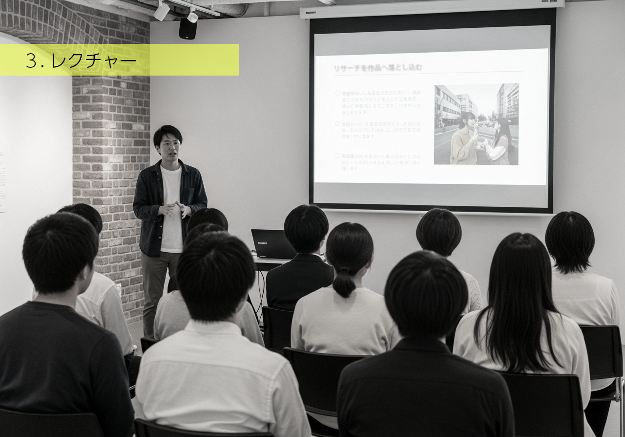 現役アーティストの制作手法について学びます